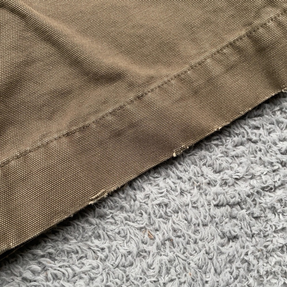 VINTAGE Banana Republic Shorts Mens 34 Brown Canvas Chino Flat Front Casual - Picture 2 of 11